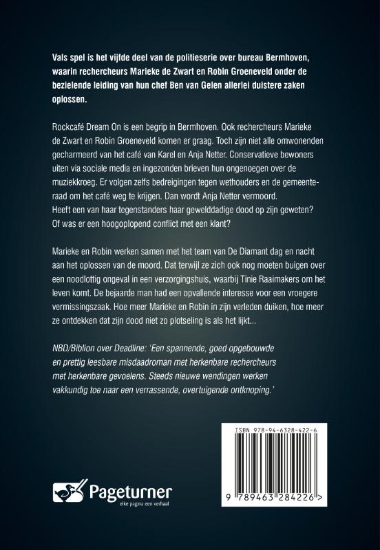 Achterkant van Vals spel