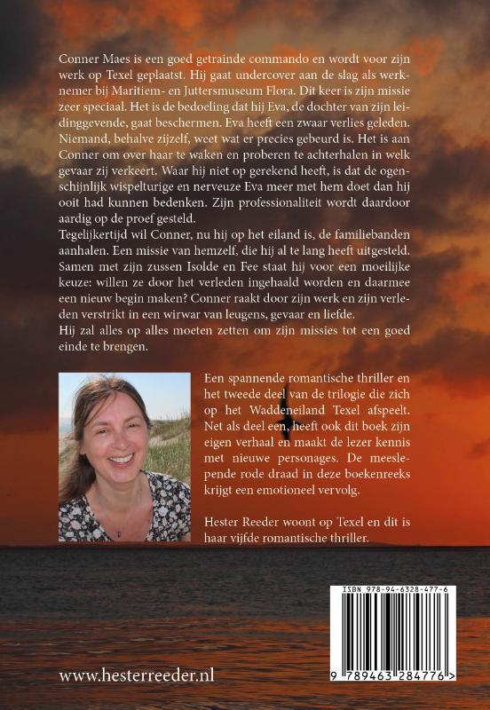 Achterkant van Verloren in duisternis