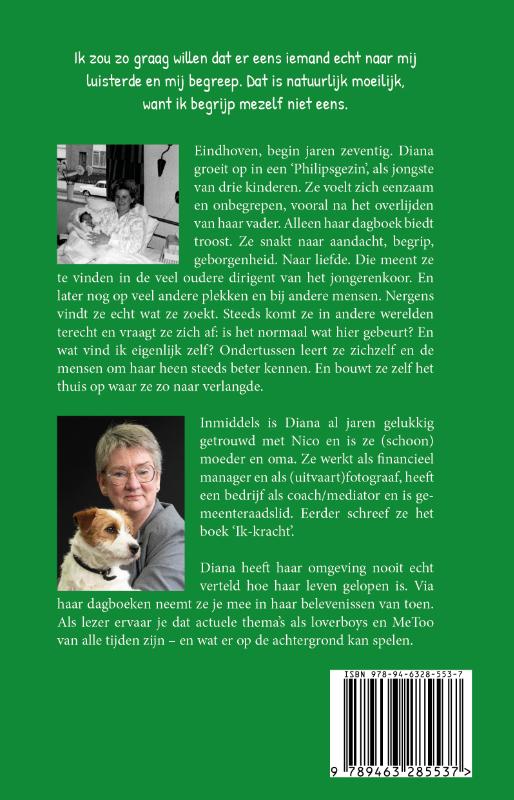 Achterkant van Dagboek