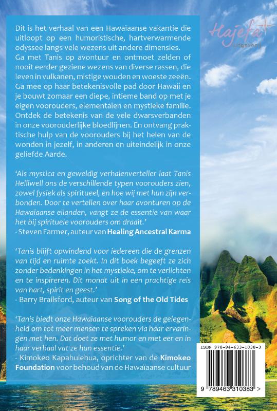 Achterkant van Spirits van Hawaii