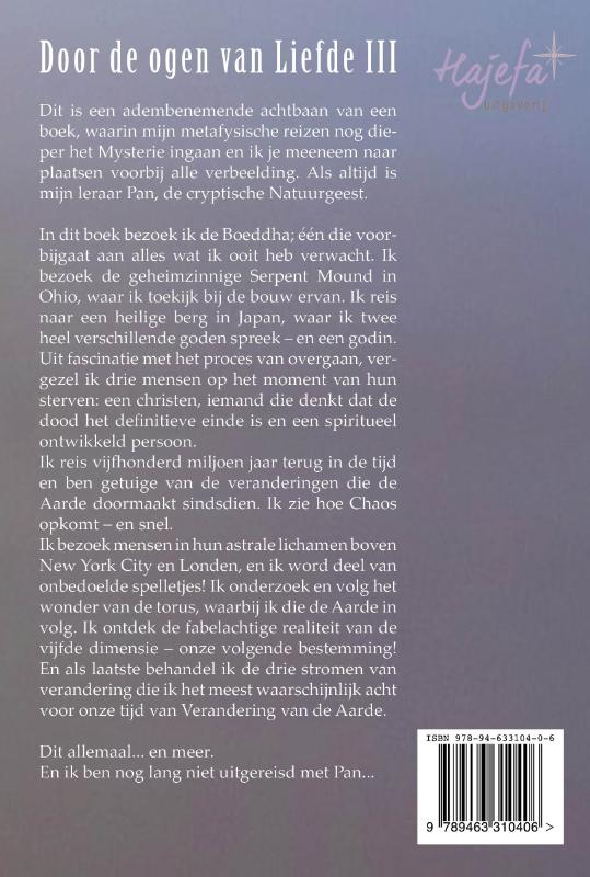 Achterkant van Door de ogen van Liefde III