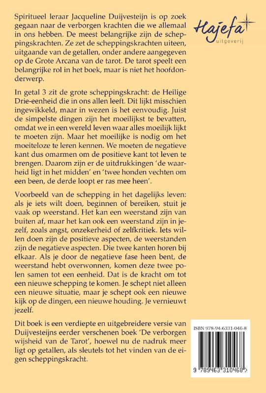 Achterkant van De sleutel tot je scheppingskracht