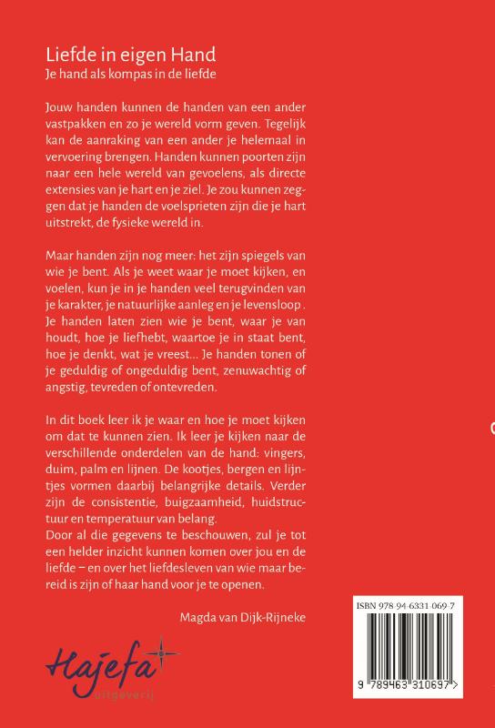 Achterkant van Liefde in eigen Hand