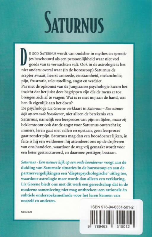 Achterkant van Saturnus