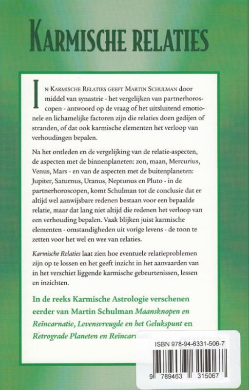 Achterkant van Karmische relaties
