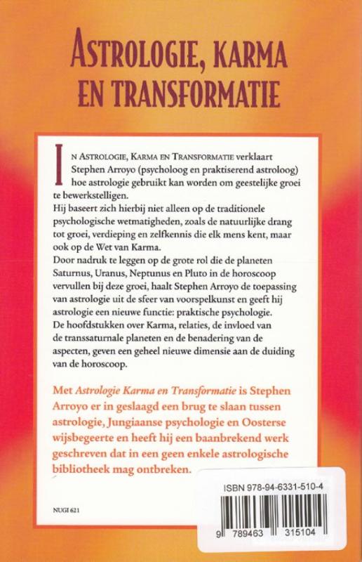 Achterkant van Astrologie, Karma en Transformatie