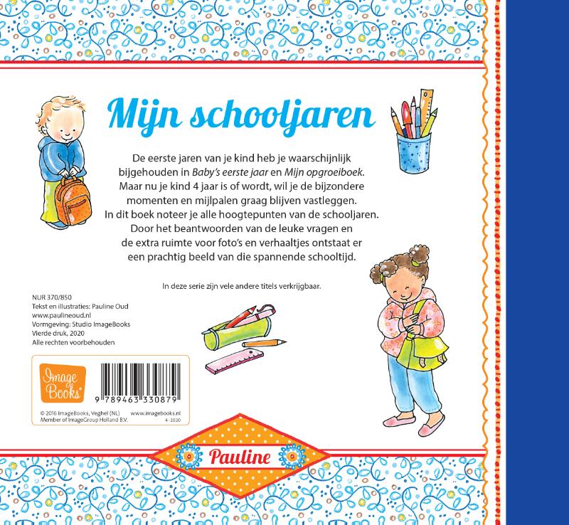 Achterkant van Mijn schooljaren