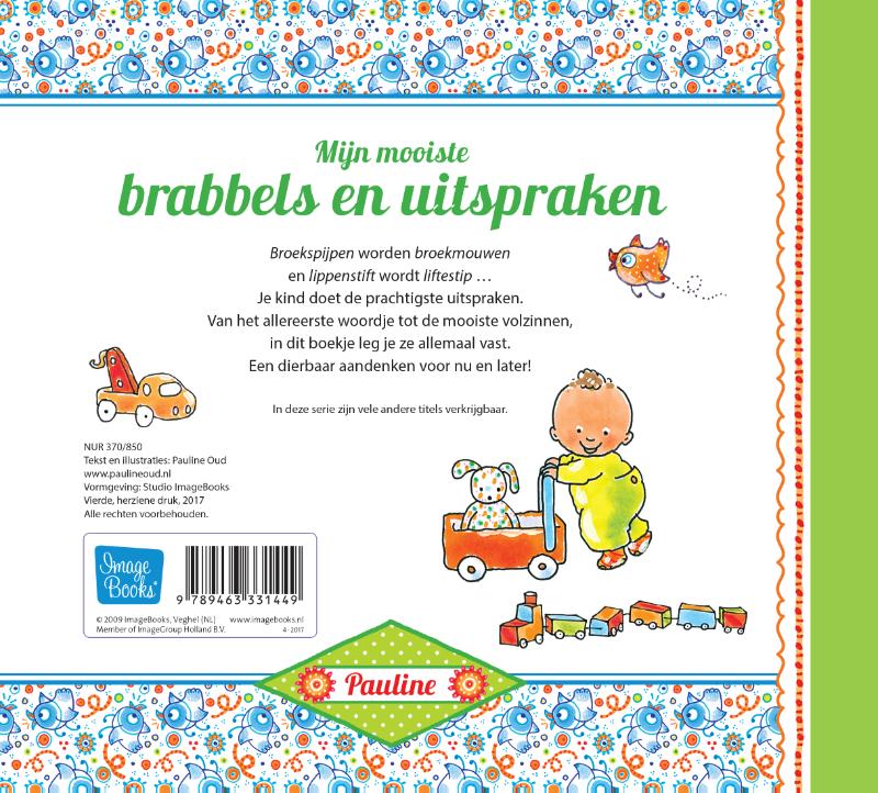 Achterkant van Mijn mooiste brabbels en uitspraken