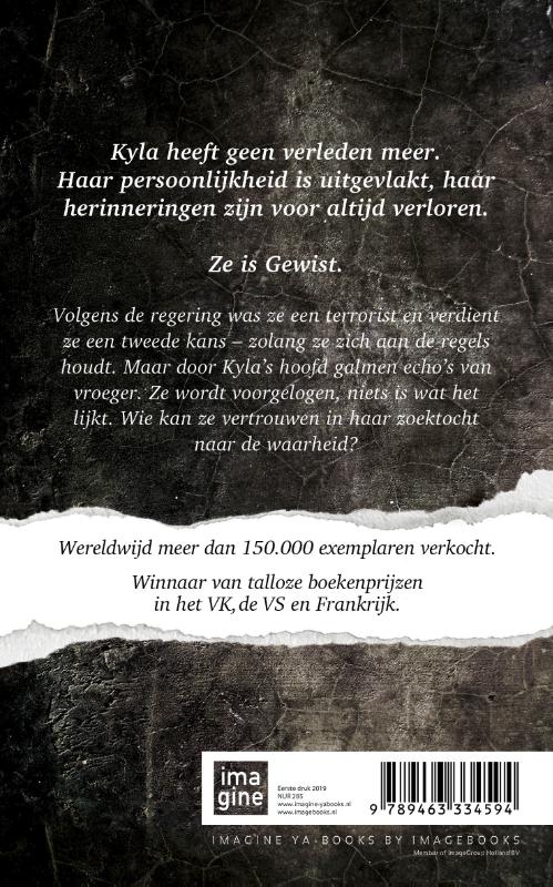 Achterkant van Gewist