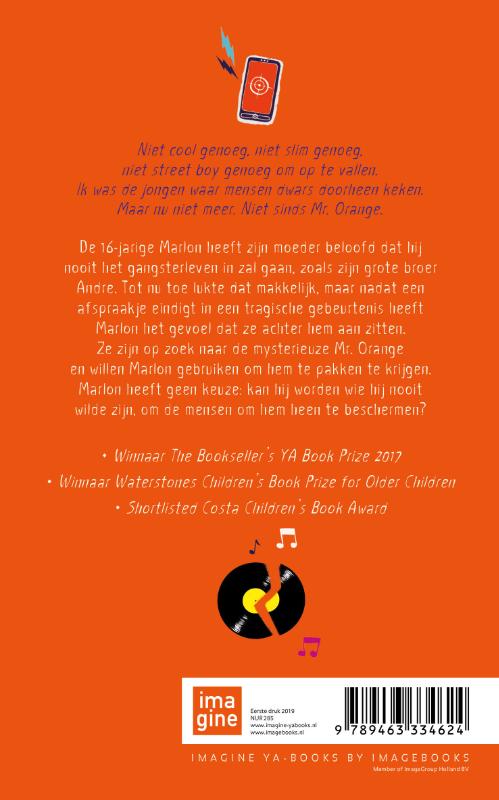 Achterkant van Orangeboy