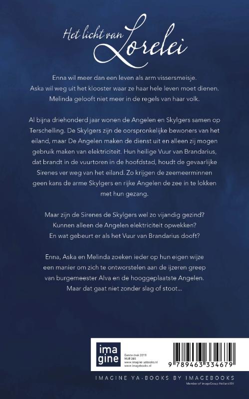 Achterkant van Het licht van Lorelei