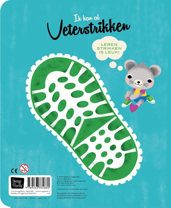 Achterkant van Ik kan al Veterstrikken