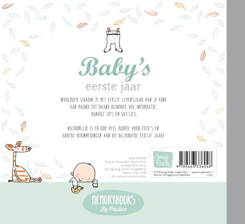 Achterkant van Baby's eerste jaar