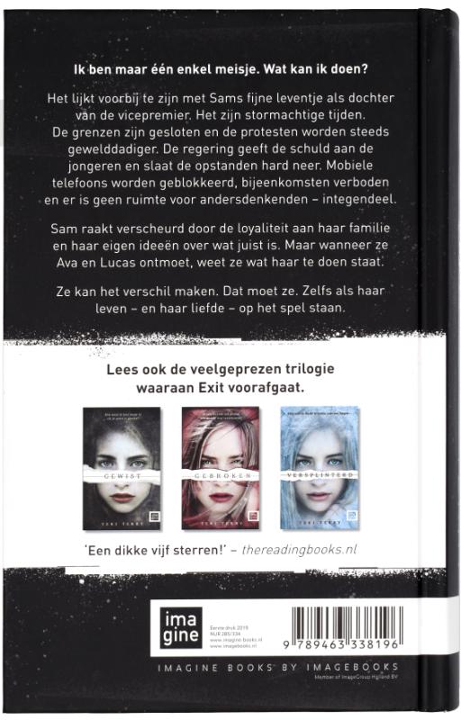 Achterkant van Exit
