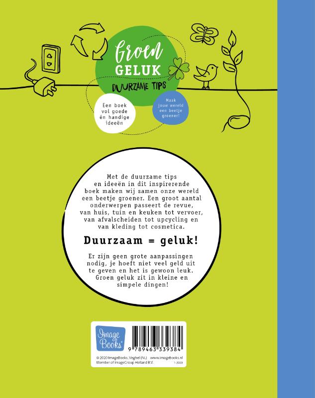 Achterkant van Groen geluk