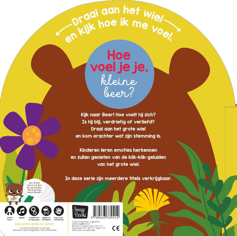 Achterkant van Hoe voel je je? Kleine beer