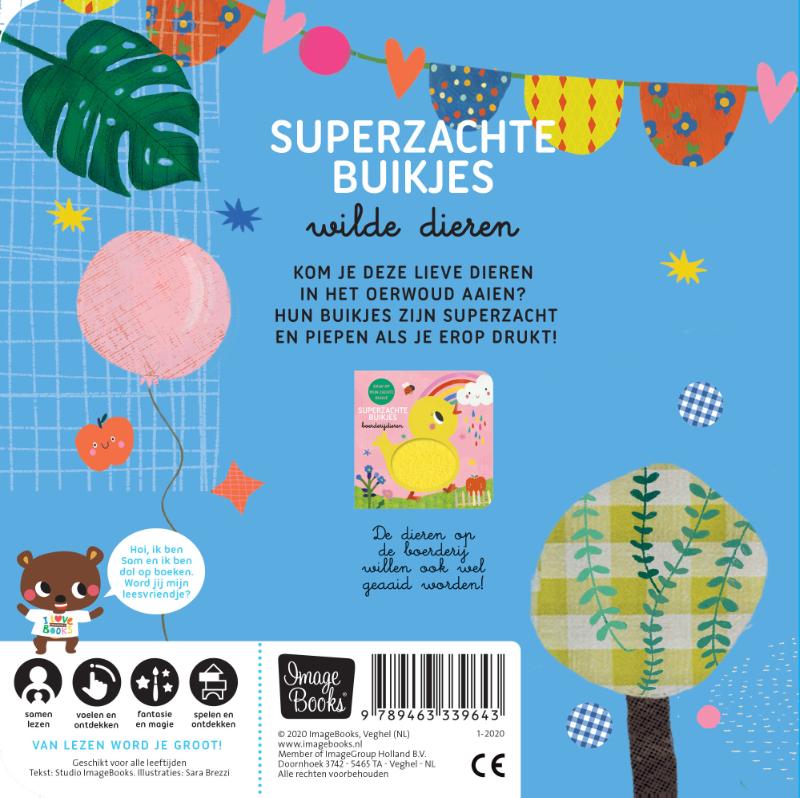 Achterkant van Superzachte Buikjes - Wilde dieren