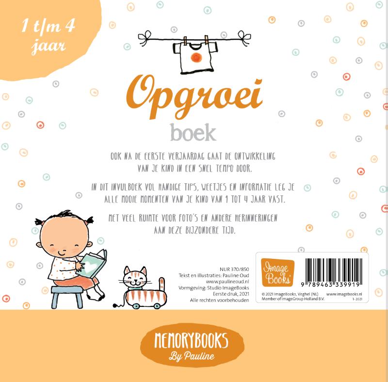 Achterkant van Opgroeiboek
