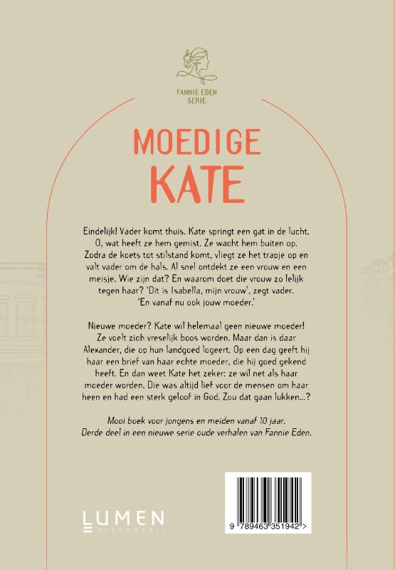 Achterkant van Moedige Kate