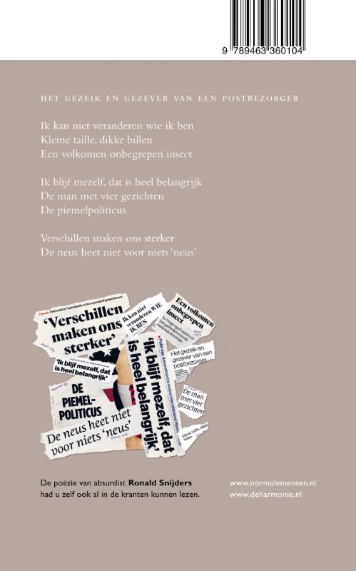 Achterkant van Kopdichtbundel