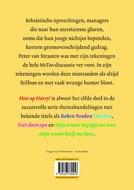 Achterkant van Hou op, Harry!