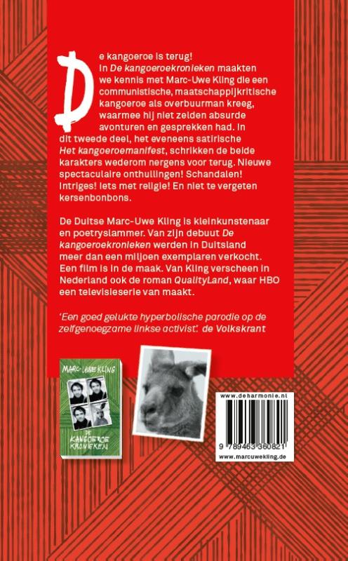 Achterkant van Het kangoeroemanifest