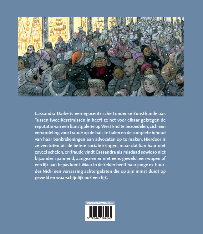Achterkant van Cassandra Darke
