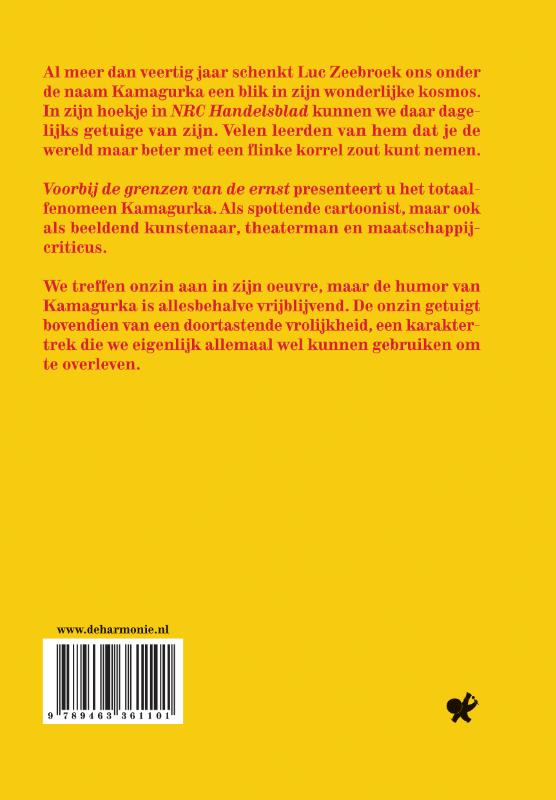 Achterkant van Voorbij de grenzen van de ernst