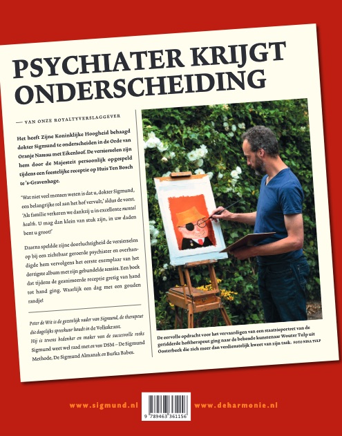 Achterkant van Sigmund dertigste sessie