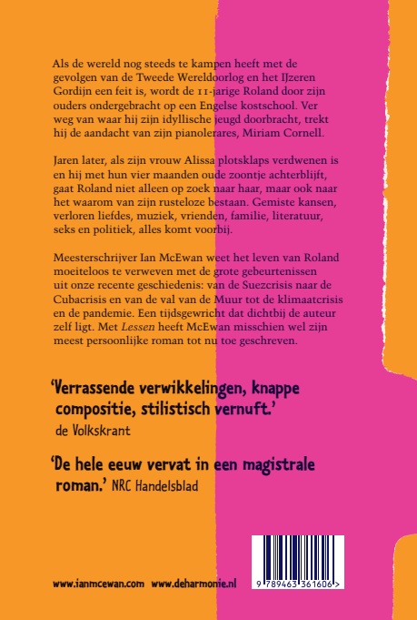 Achterkant van Lessen