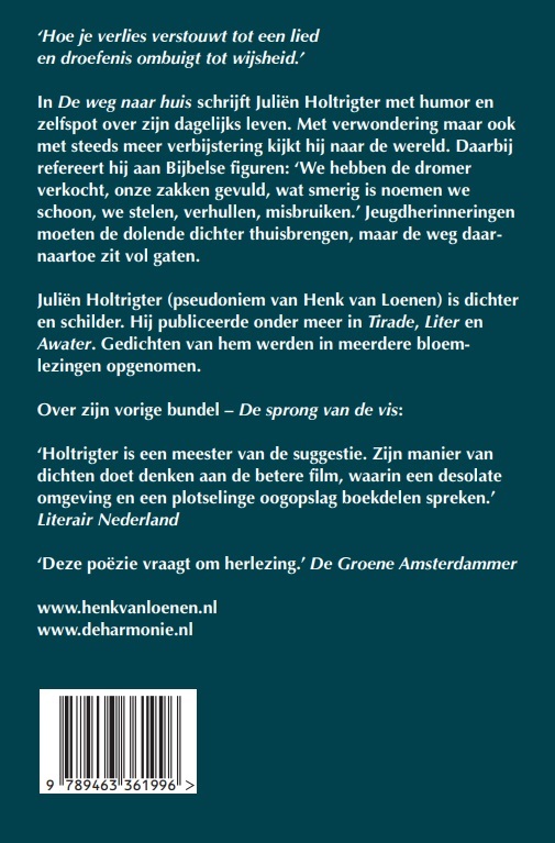 Achterkant van De weg naar huis