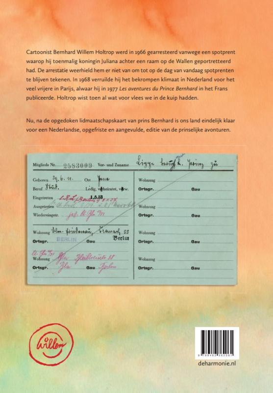 Achterkant van De mooiste avonturen van Prins Bernhard
