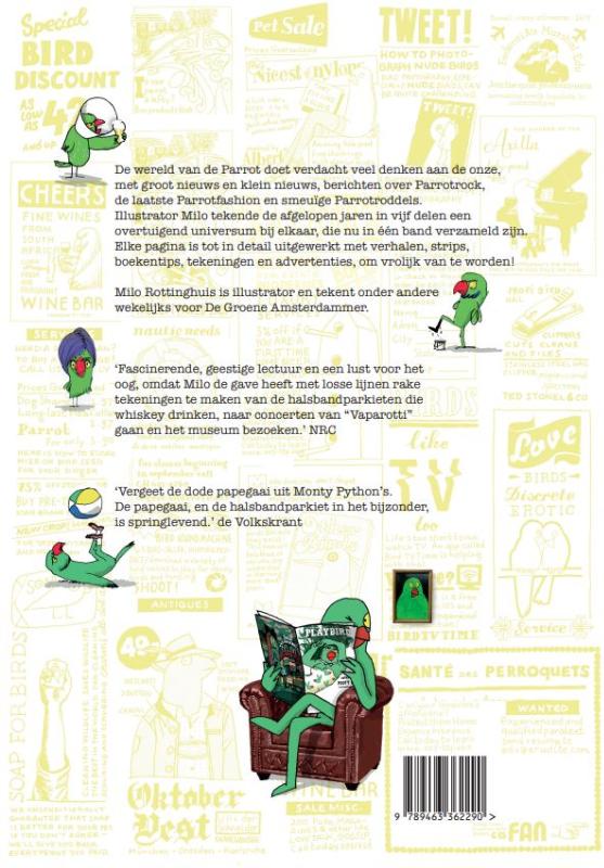 Achterkant van Het beste van The Daily Parrot