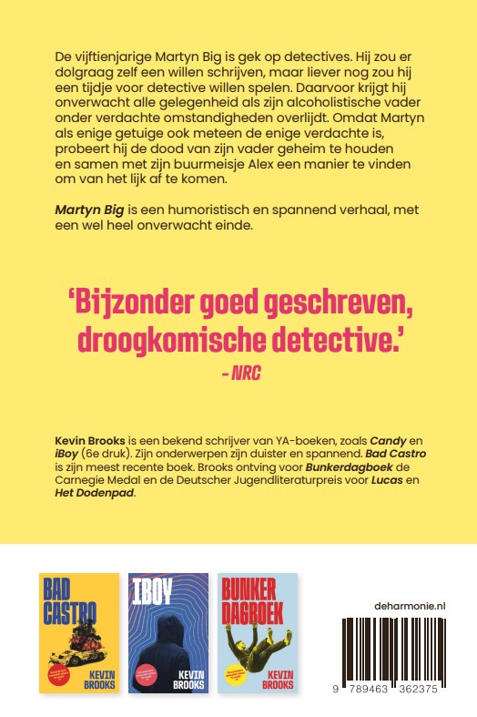 Achterkant van Martyn Big