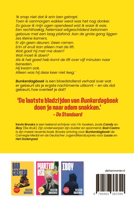 Achterkant van Bunkerdagboek