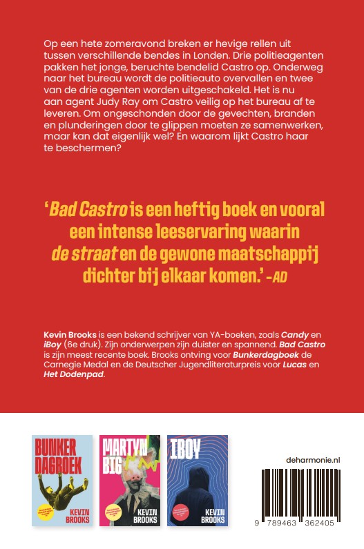 Achterkant van Bad Castro