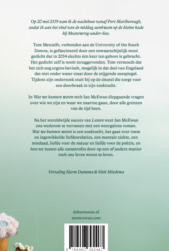 Achterkant van Wat we kunnen weten