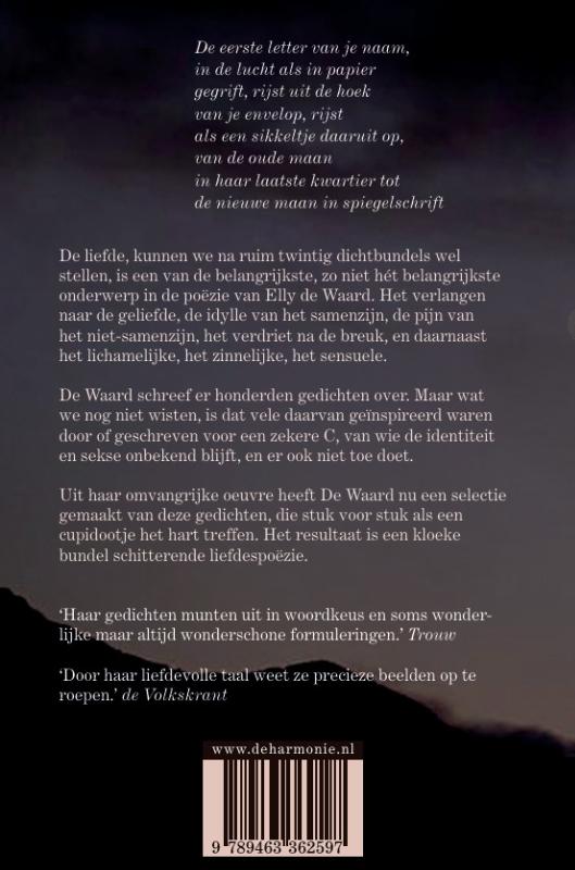 Achterkant van C - liefdesgedichten