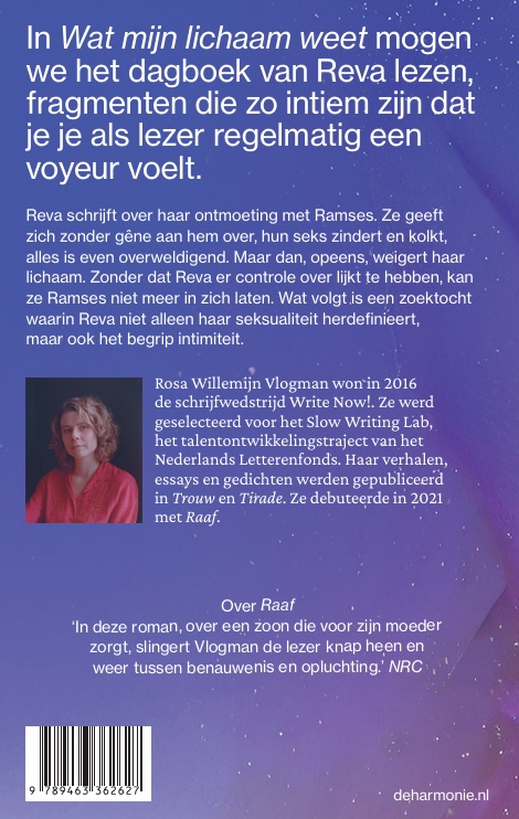Achterkant van Wat mijn lichaam weet