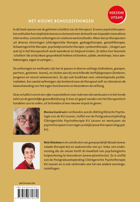 Achterkant van De schatkist van de therapeut