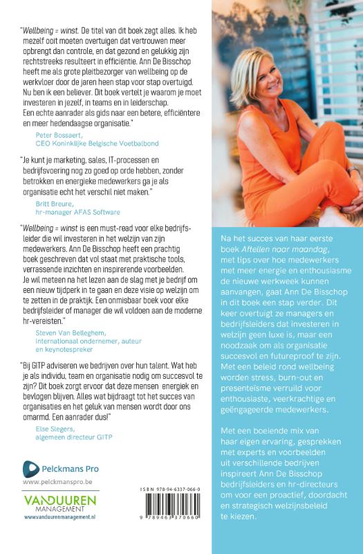 Achterkant van Wellbeing = winst
