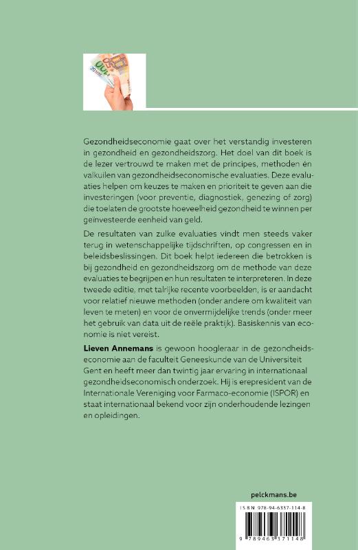 Achterkant van Gezondheidseconomie voor niet-economen