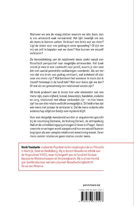 Achterkant van De herontdekking van de relationele mens