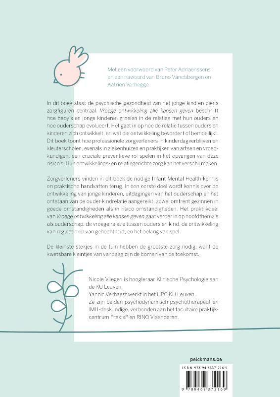 Achterkant van Vroege ontwikkeling alle kansen geven