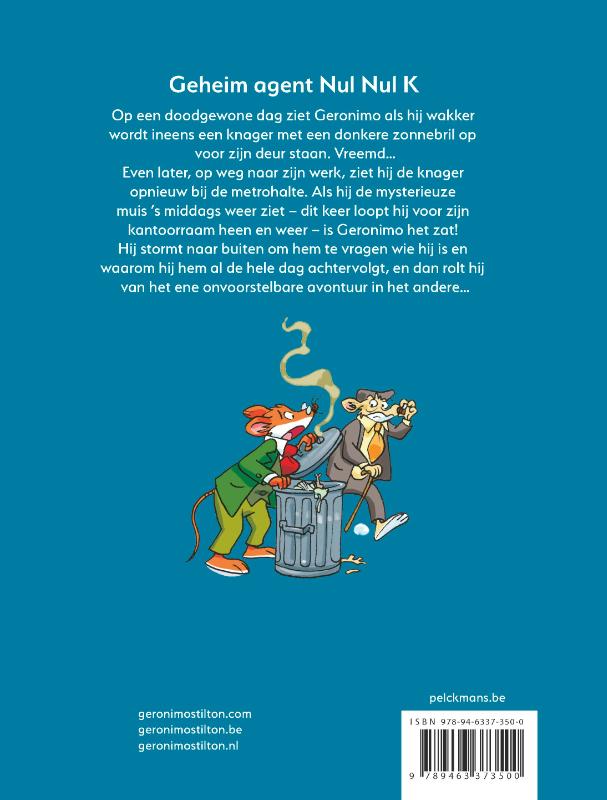 Achterkant van Geheim agent Nul Nul K