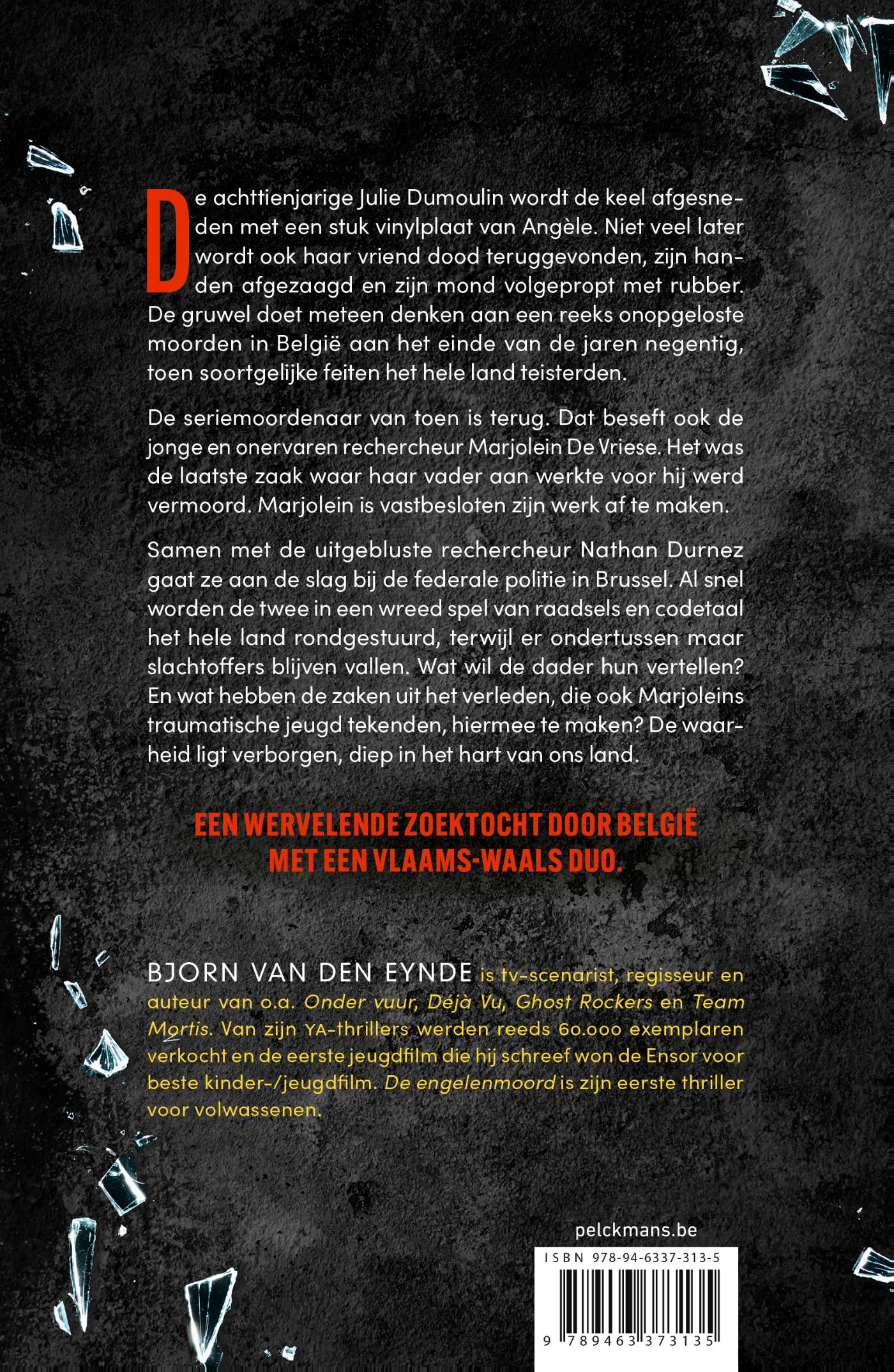 Achterkant van De engelenmoord