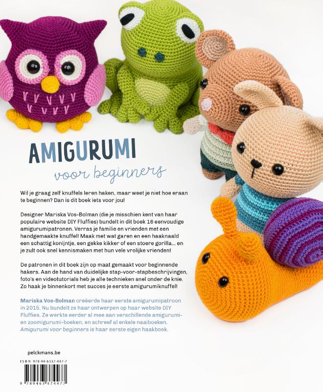 Achterkant van Amigurumi voor beginners