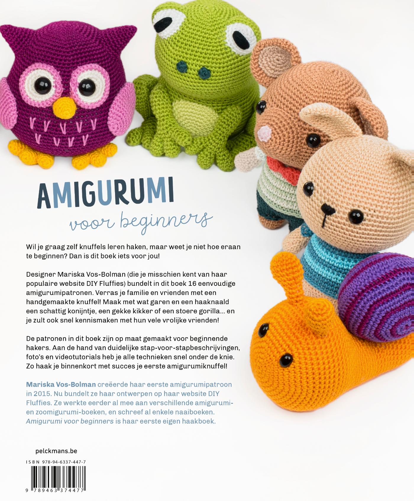 Achterkant van Amigurumi voor beginners