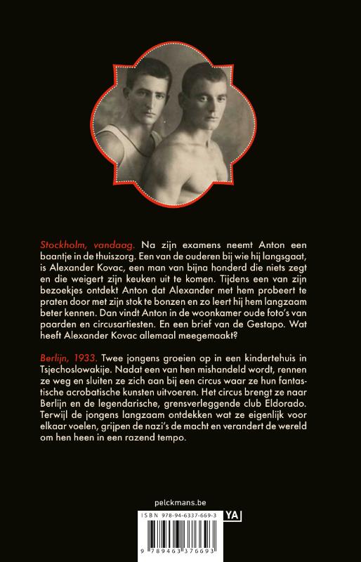 Achterkant van De paardenjongens