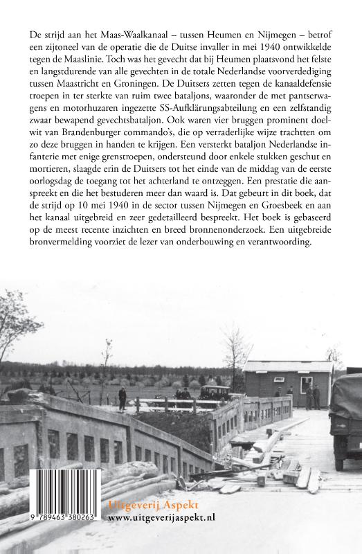 Achterkant van De strijd aan het Maas-Waalkanaal